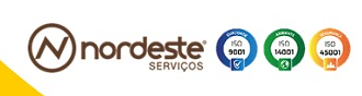 Nordeste Serviços e selos ISO 9001, 14001 e 45001